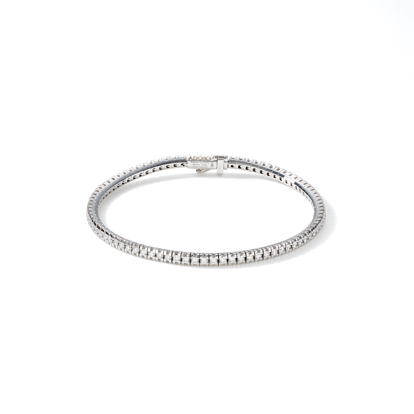 Linea Bracciale | White/White Diamond