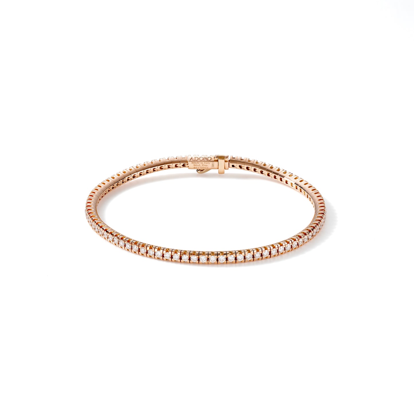 Linea Bracciale | Pink/White Diamond