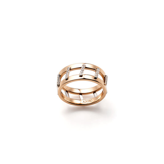Anello|10 cuciture(Pink/White)