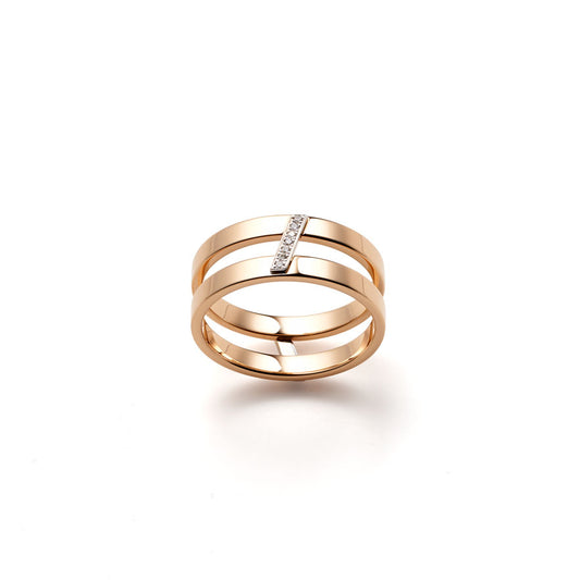 Anello|2 cuciture(Pink/White)